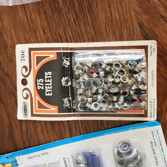 Vintage Rivet/Grommet/Snap Pliers & Eyelets & Heavy Duty Snaps - Picture 6 of 9